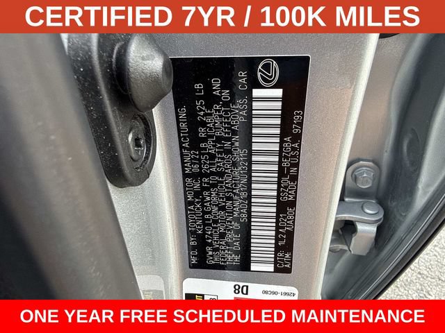 Used 2022 Lexus ES 350 w/ Premium Package FWD image 30