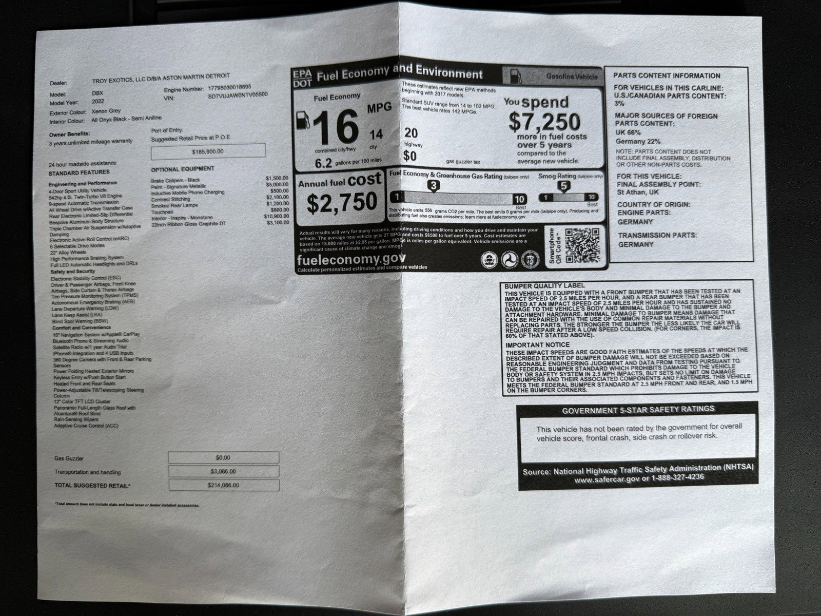 Used 2022 Aston Martin DBX image 36