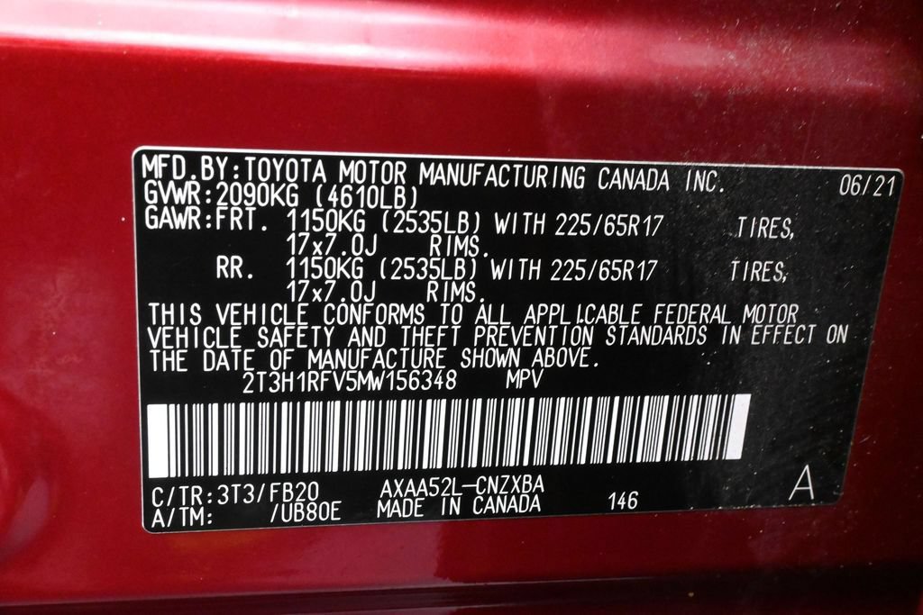Used 2021 Toyota RAV4 LE FWD image 21