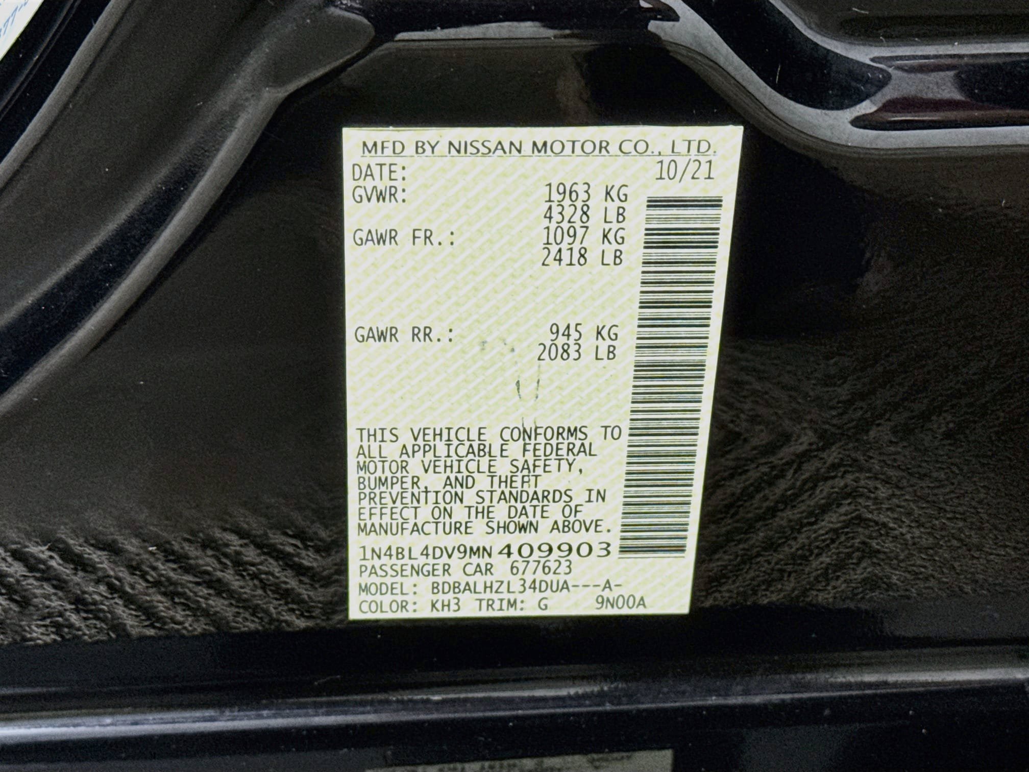 Used 2021 Nissan Altima 2.5 SV FWD image 26