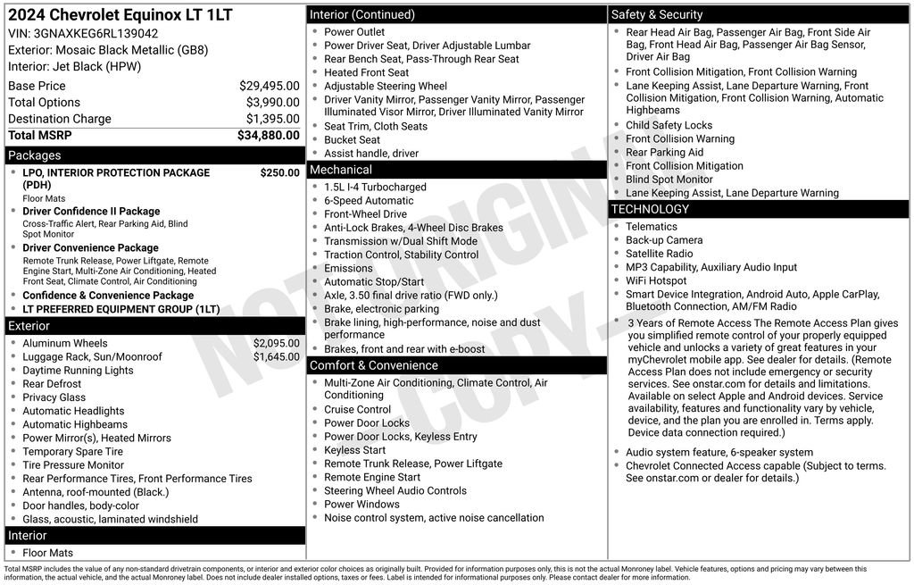 Used 2024 Chevrolet Equinox LT FWD image 3