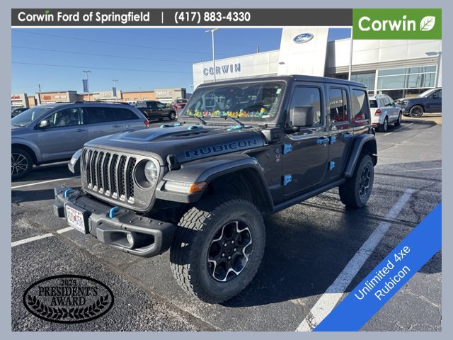 Used 2021 Jeep Wrangler Unlimited Rubicon 4xe w/ Steel Bumper Group AWD/4WD 360° Tour
