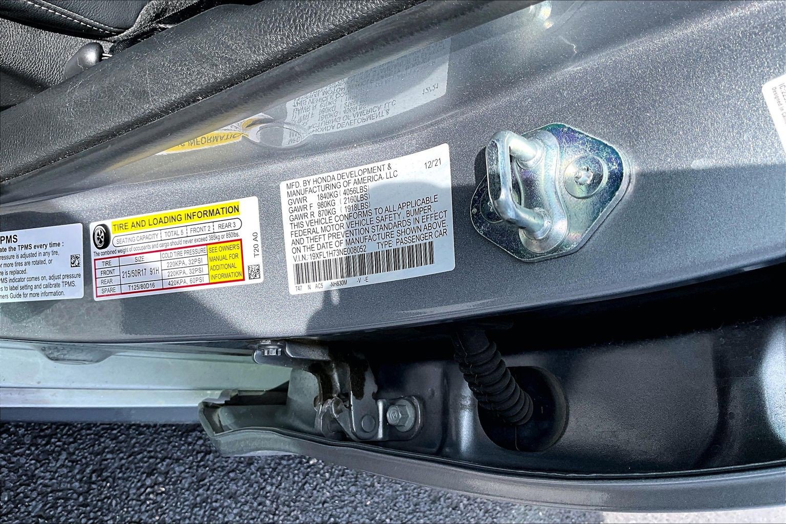 Used 2022 Honda Civic EX-L image 5