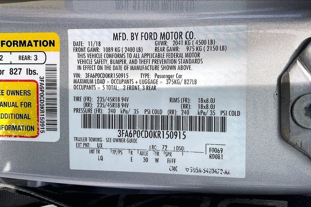 Used 2019 Ford Fusion SEL image 6