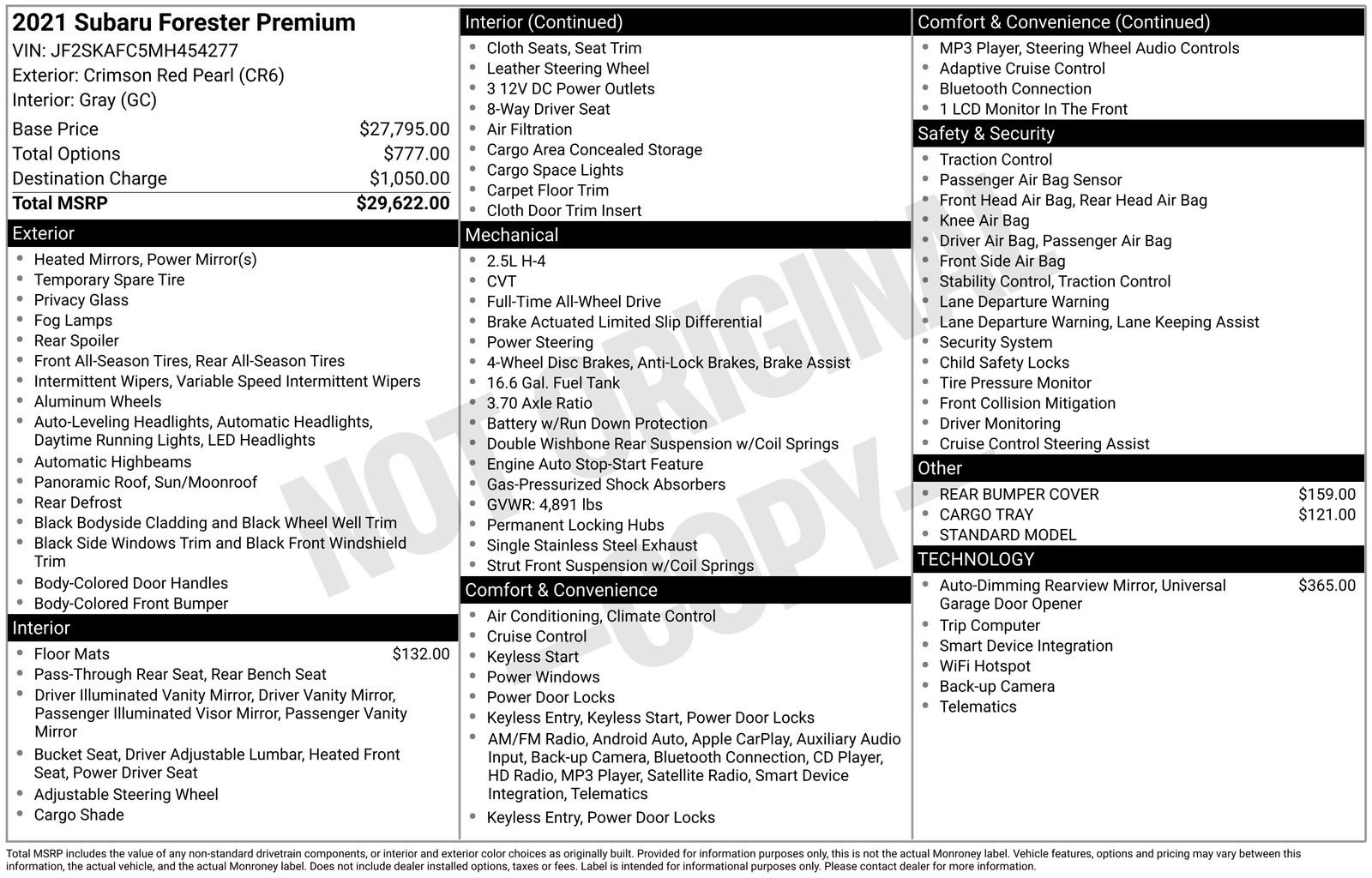Used 2021 Subaru Forester Premium image 7