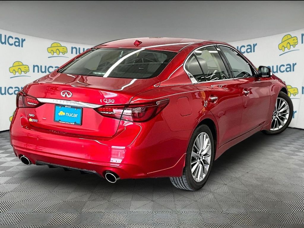 Used 2023 INFINITI Q50 Luxe w/ Cargo Package AWD/4WD image 6