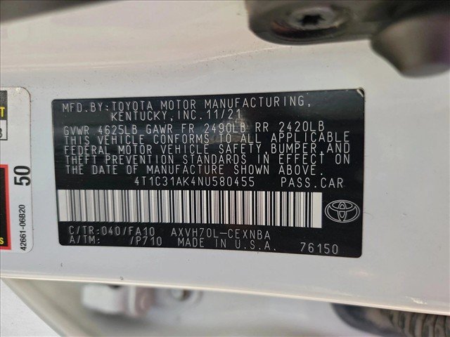 Used 2022 Toyota Camry LE FWD image 29