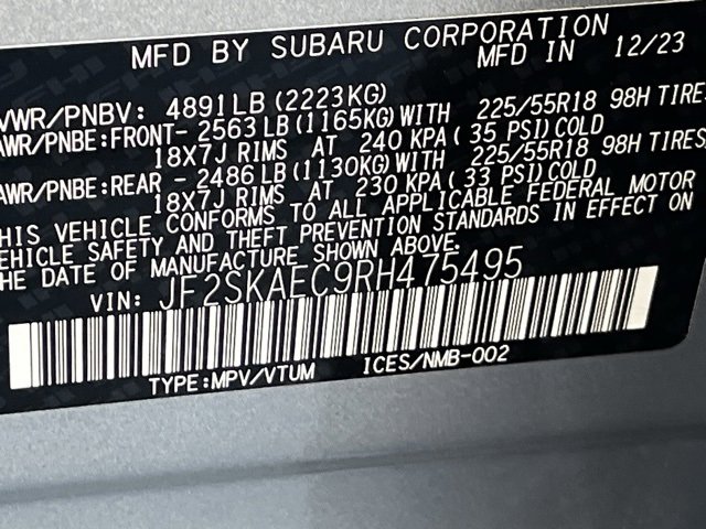 Used 2024 Subaru Forester Sport w/ POP Package 3 image 37