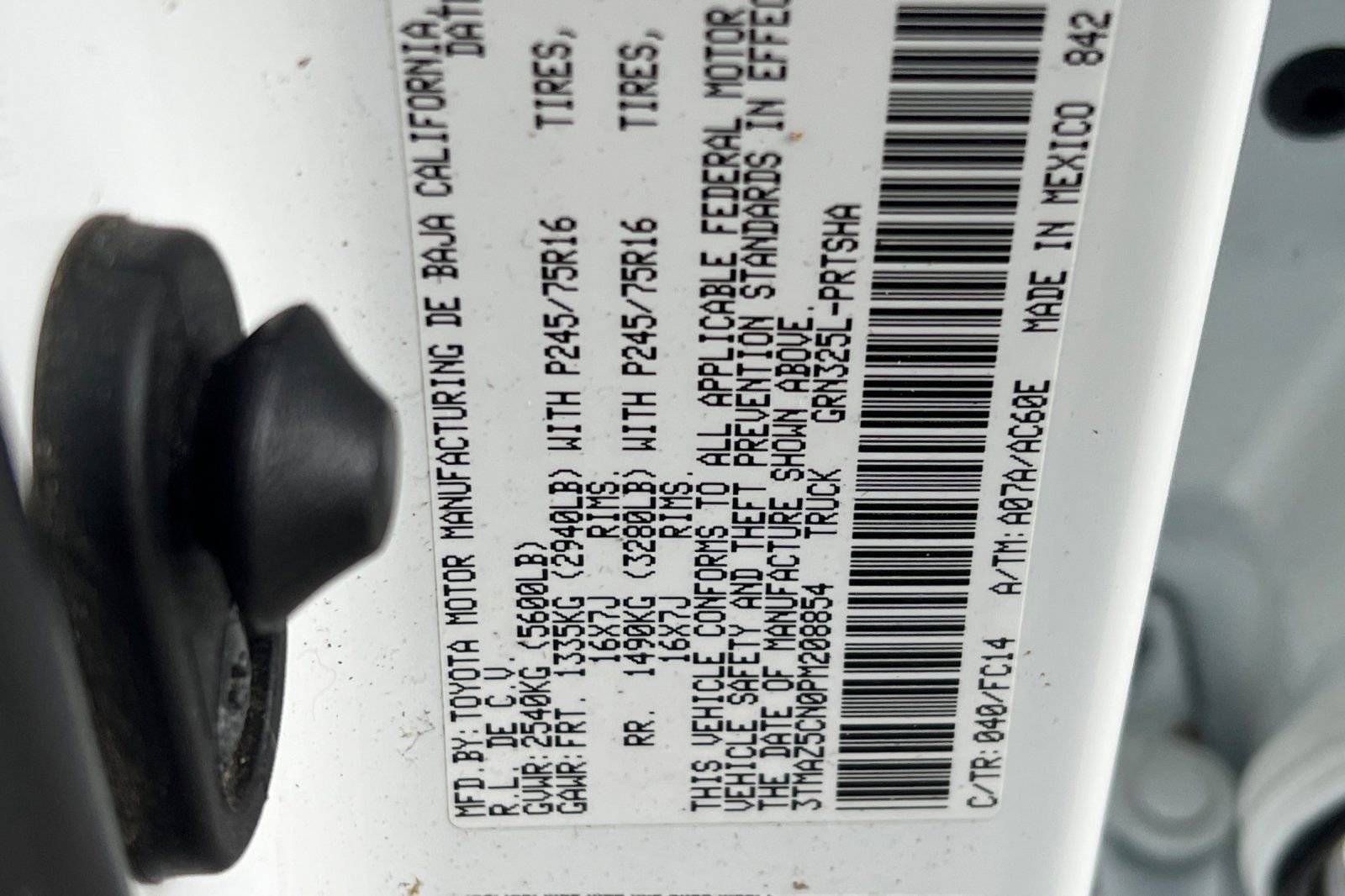 Used 2023 Toyota Tacoma SR5 w/ SX Package image 22