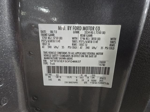 Used 2013 Ford F150 XLT w/ Luxury Equipment Group AWD/4WD image 32