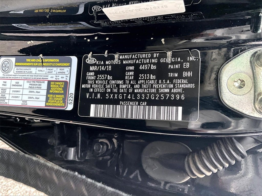 Used 2018 Kia Optima LX w/ 17" Alloy Wheels Package image 16