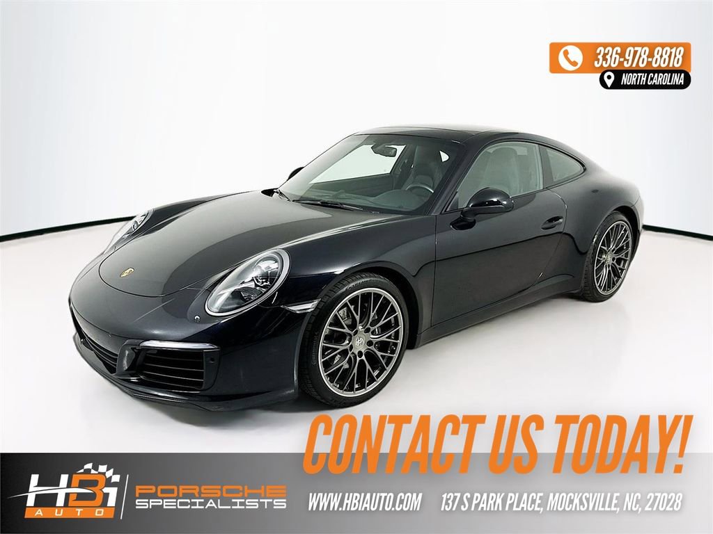 Used 2017 Porsche 911 Carrera w/ Sport Chrono Package RWD image 1