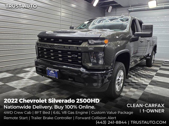 Used 2022 Chevrolet Silverado 2500 Custom w/ Custom Value Package AWD/4WD video 1