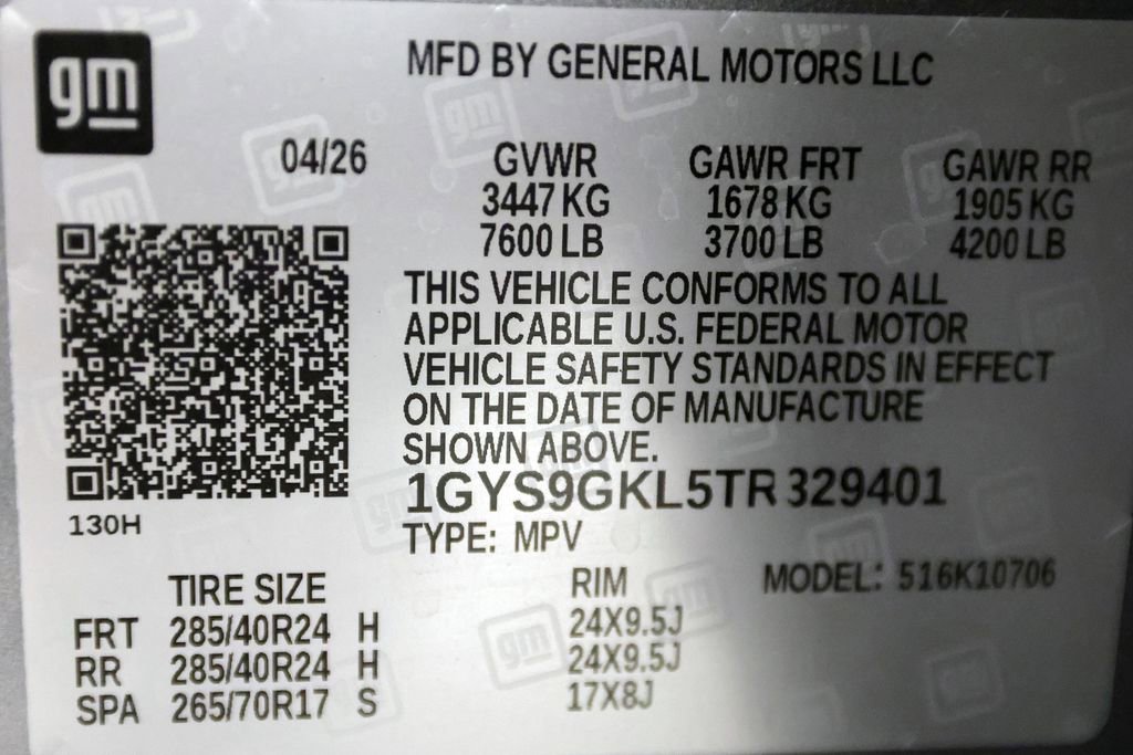 Used 2026 Cadillac Escalade Platinum Sport w/ LPO, ONYX Package AWD/4WD image 57