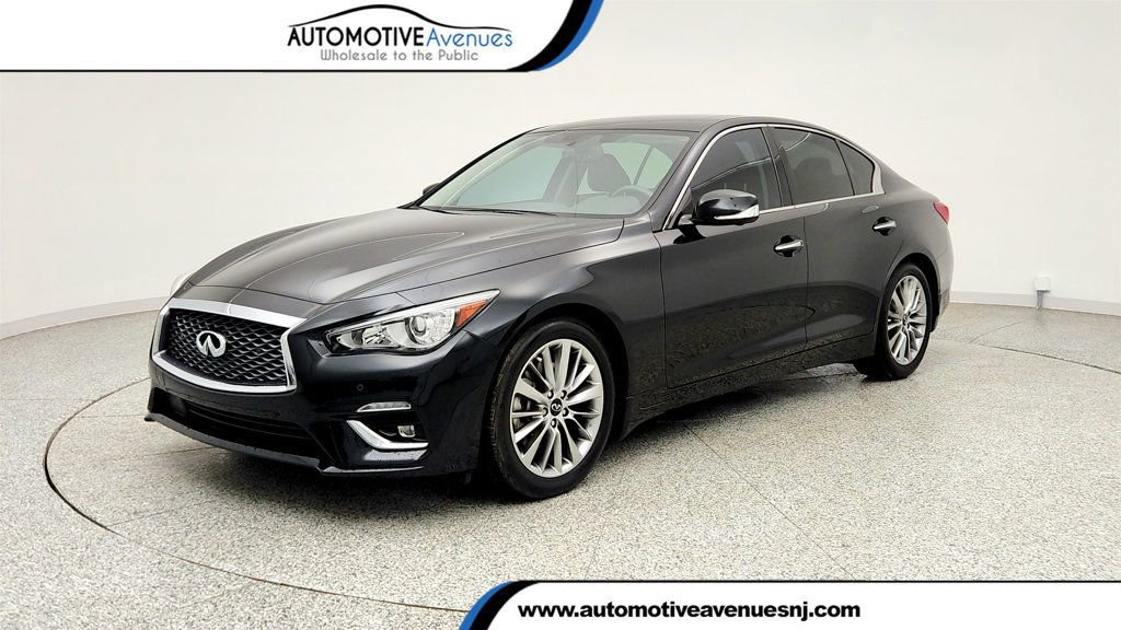 Used 2023 INFINITI Q50 Luxe w/ Cargo Package RWD image 1
