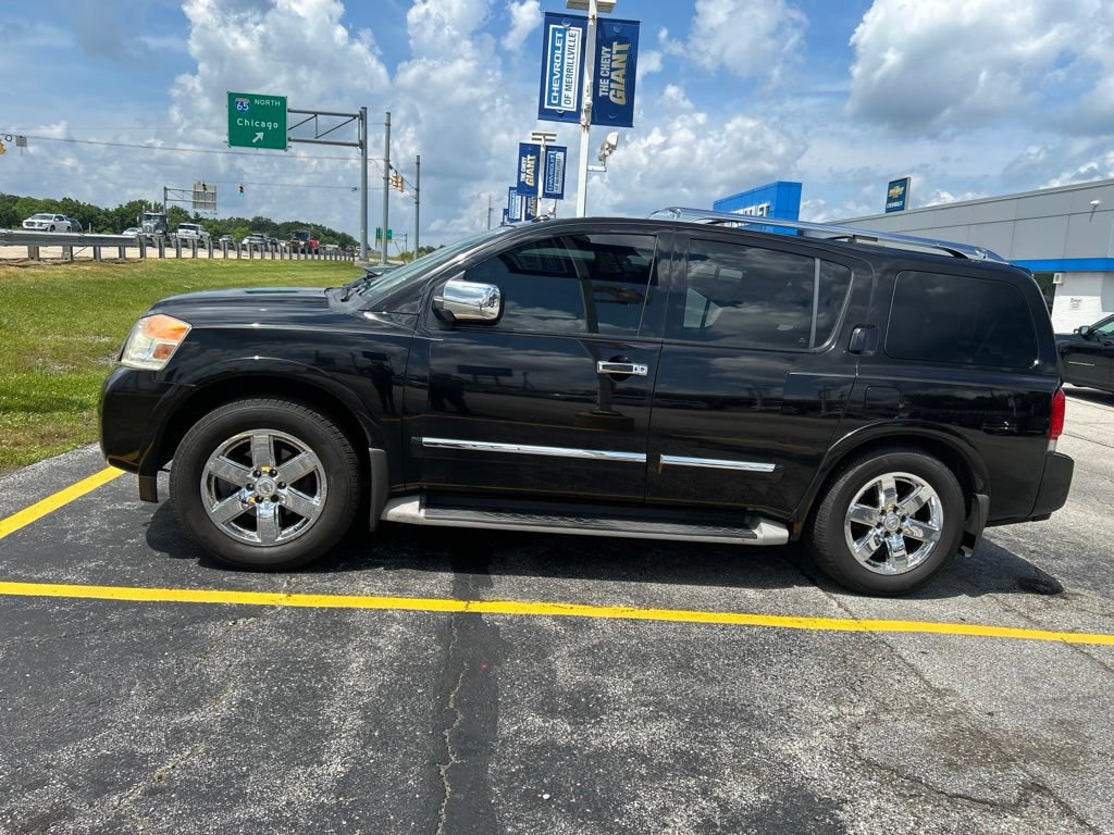 Used 2014 Nissan Armada Platinum w/ 2nd Row Captain Seat Package RWD image 3