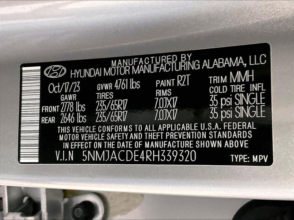 Certified 2024 Hyundai Tucson SE AWD/4WD image 34