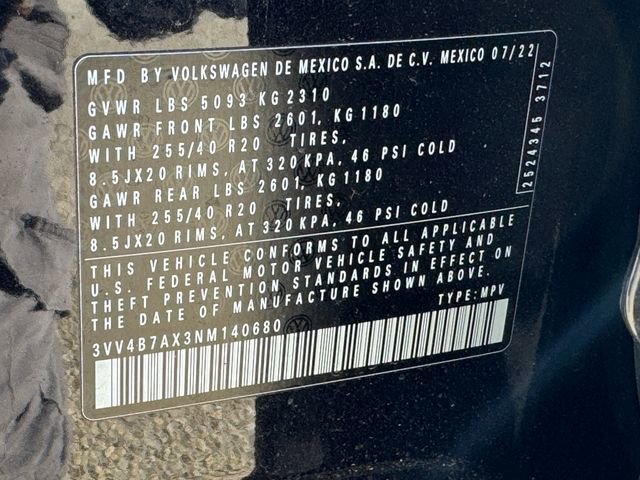 Used 2022 Volkswagen Tiguan SEL R-Line AWD/4WD image 13