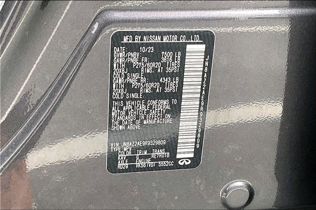 Certified 2024 INFINITI QX80 Luxe image 46