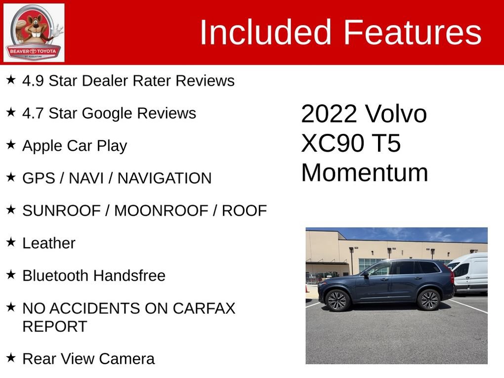 Used 2022 Volvo XC90 T5 Momentum w/ Advanced Package FWD image 5