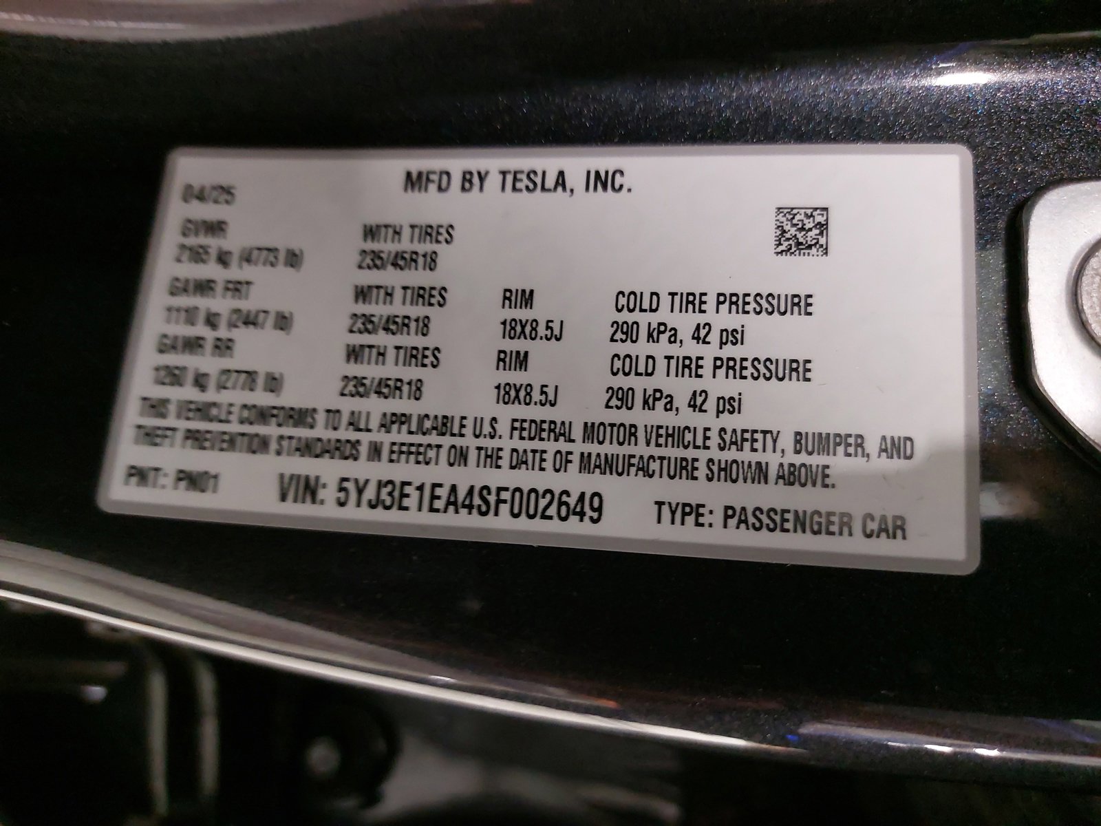 Used 2025 Tesla Model 3 Long Range RWD image 39