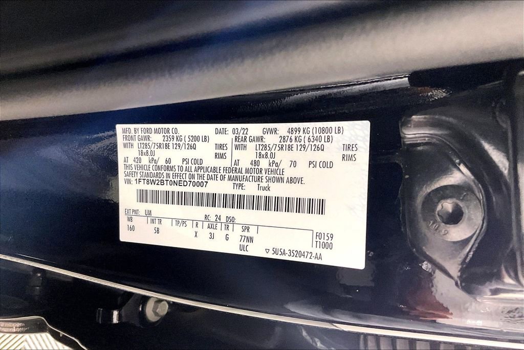 Used 2022 Ford F250 Lariat w/ Tremor Off-Road Package AWD/4WD image 41