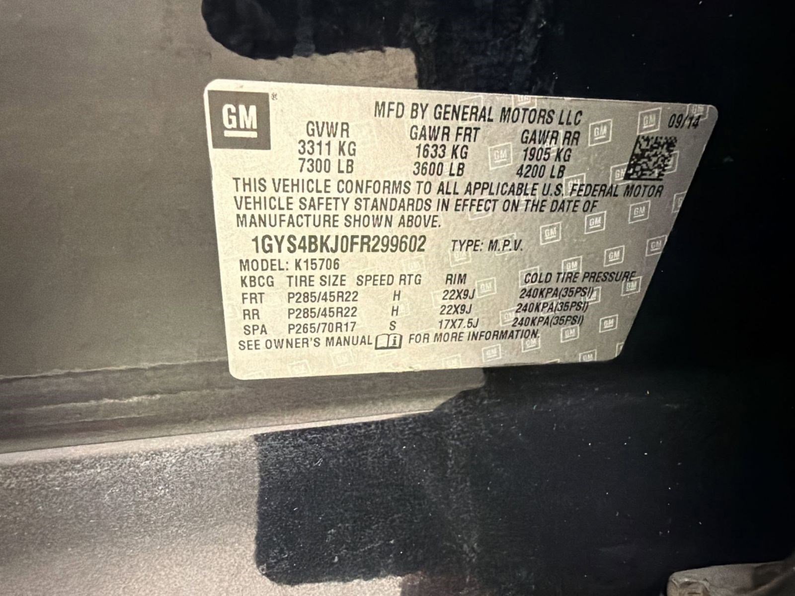 Used 2015 Cadillac Escalade Luxury image 20