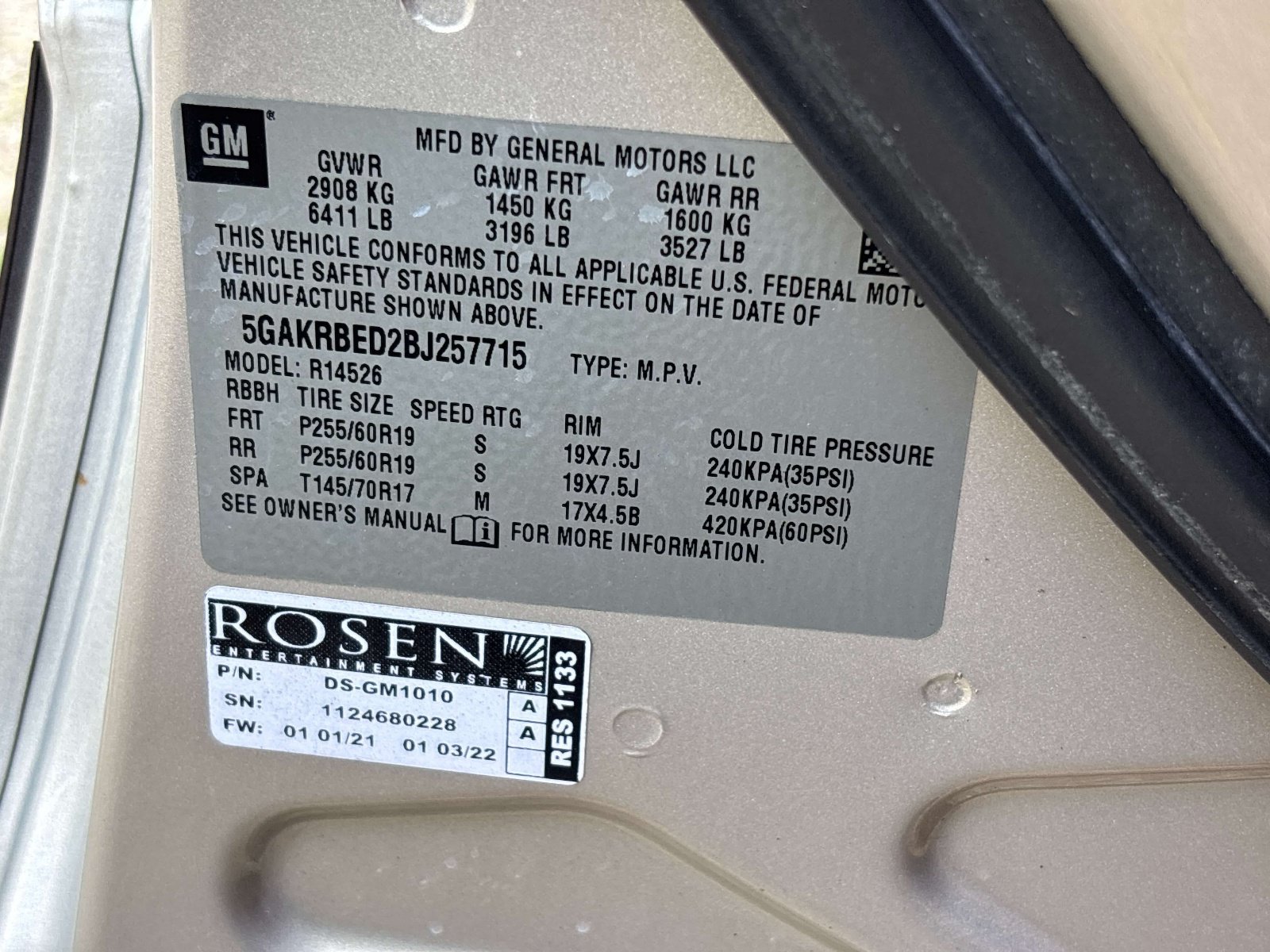 Used 2011 Buick Enclave CXL FWD image 30