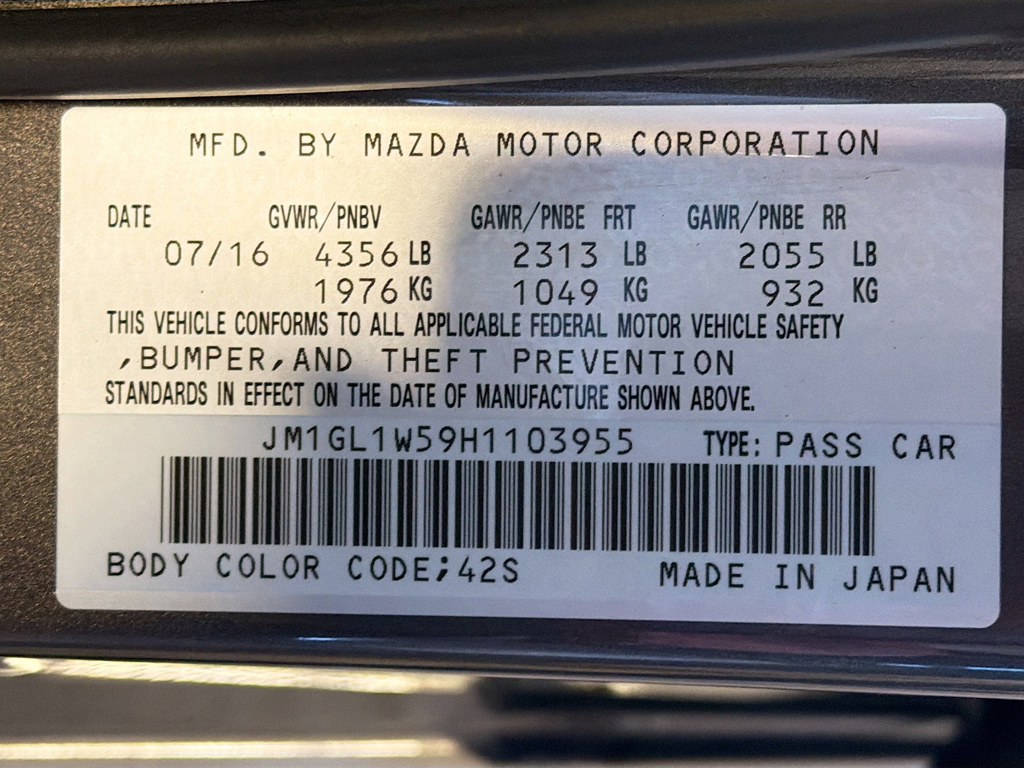 Used 2017 MAZDA MAZDA6 Grand Touring image 12