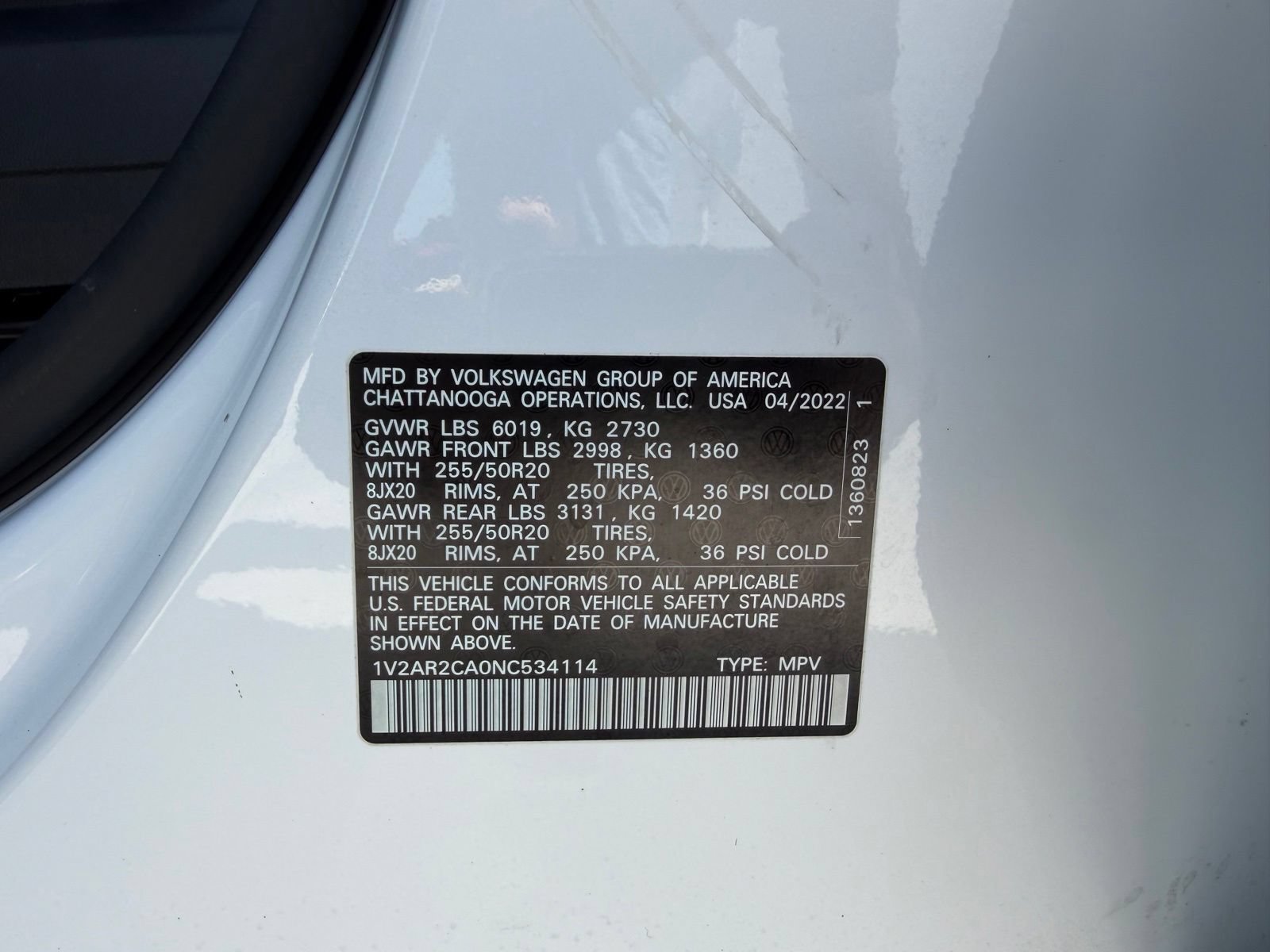 Used 2022 Volkswagen Atlas SEL R-Line AWD/4WD image 49