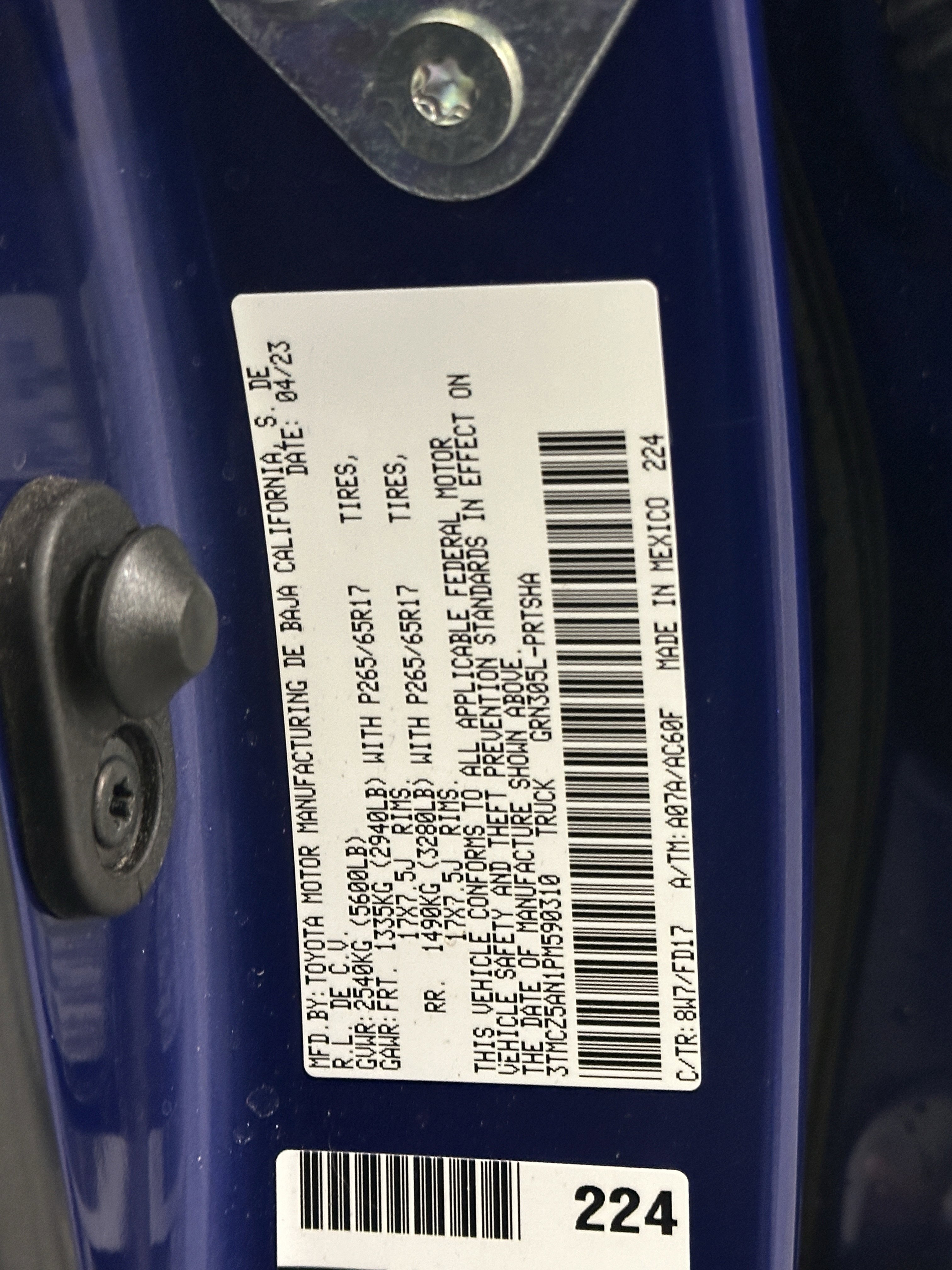 Used 2023 Toyota Tacoma TRD Sport image 34