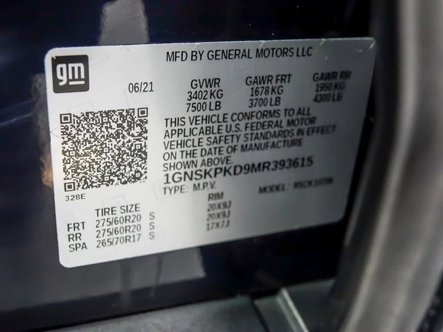 Certified 2021 Chevrolet Tahoe Z71 image 38