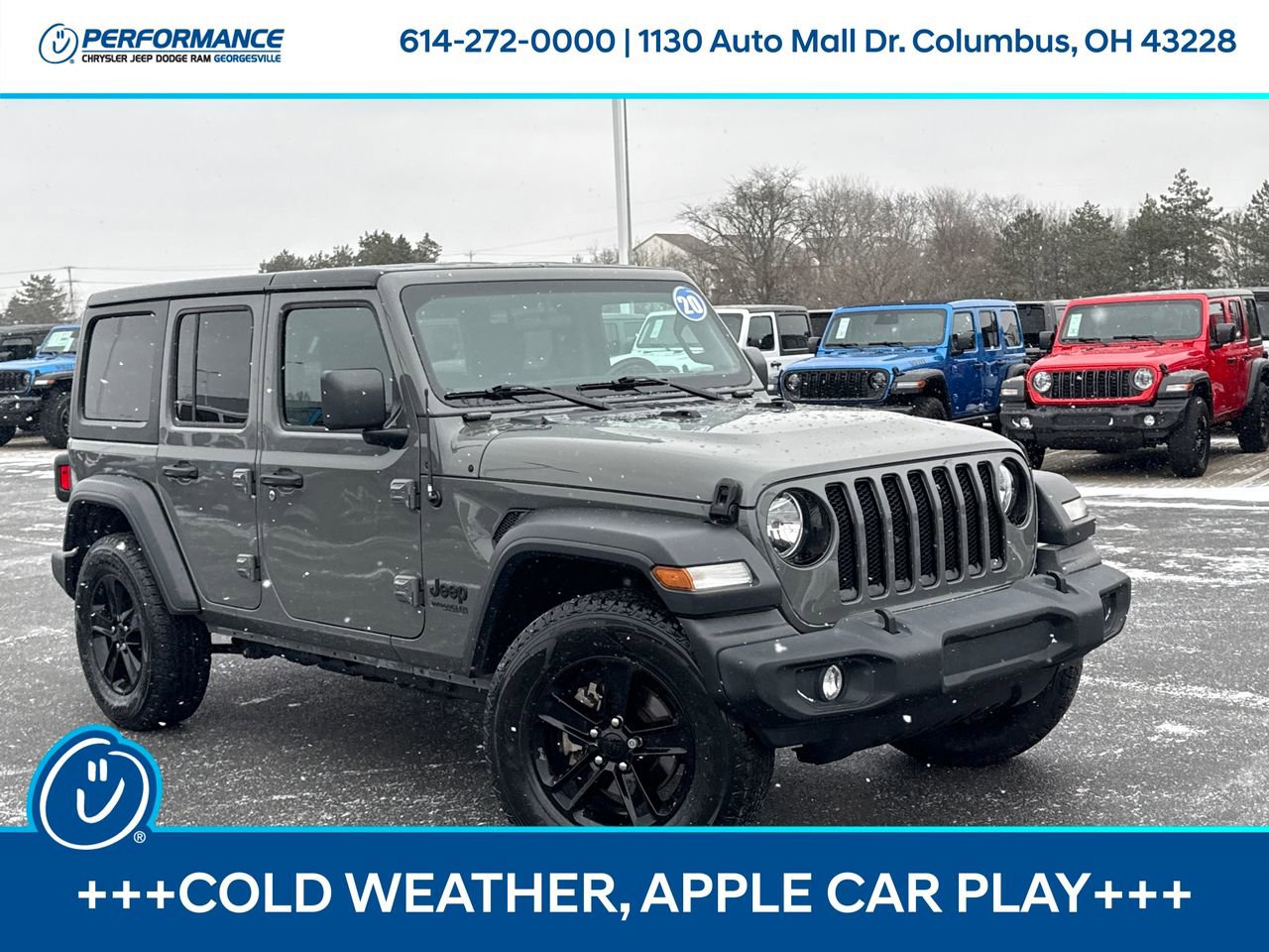 Used 2020 Jeep Wrangler Unlimited Sport