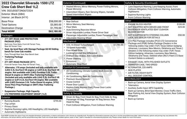 Used 2022 Chevrolet Silverado 1500 LTZ image 3