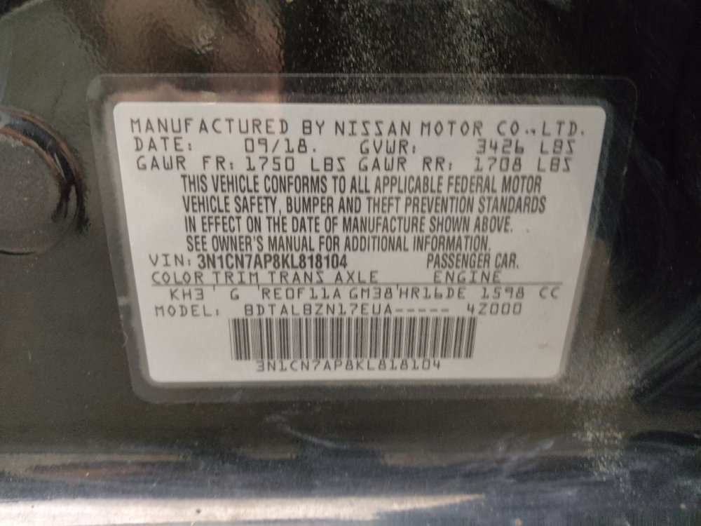 Used 2019 Nissan Versa SV FWD image 33
