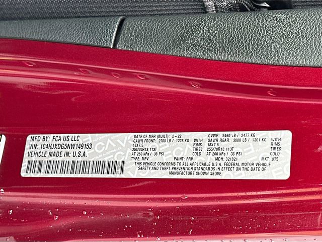 Used 2022 Jeep Wrangler Unlimited Sport image 31