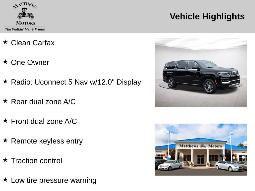 Used 2024 Jeep Grand Wagoneer L 4WD image 14