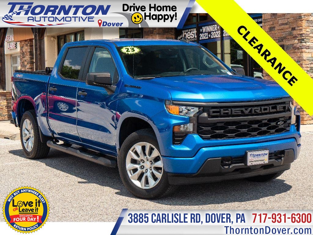Used 2023 Chevrolet Silverado 1500 Custom w/ LPO, Dark Essentials Package