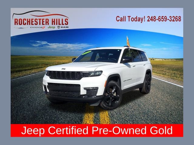 Certified 2024 Jeep Grand Cherokee L Limited w/ Black Appearance Package AWD/4WD image 1
