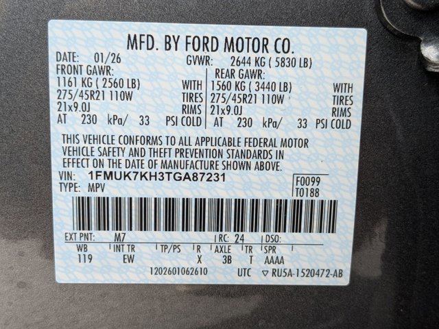 New 2026 Ford Explorer ST-Line w/ ST-Line Street Pack image 17