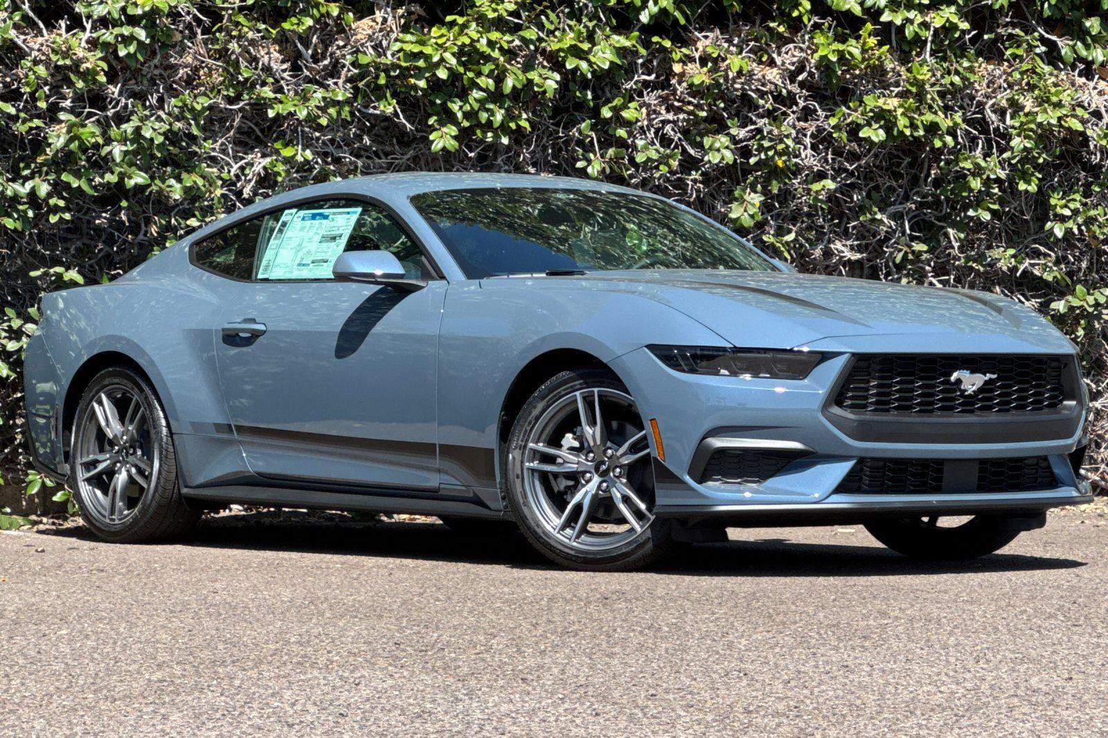 New 2025 Ford Mustang Coupe w/ Wheel & Stripe Package
