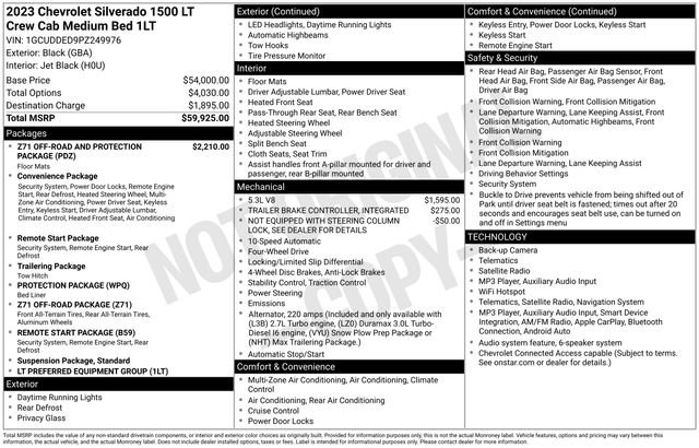 Used 2023 Chevrolet Silverado 1500 LT AWD/4WD image 9