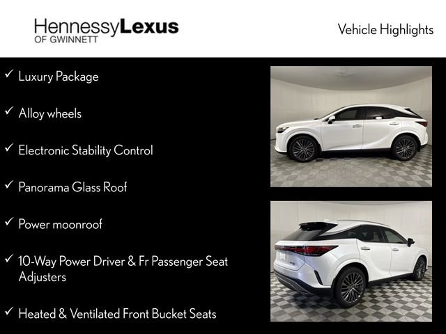 Certified 2023 Lexus RX 350 AWD w/ Accessory Package (Z1) image 11