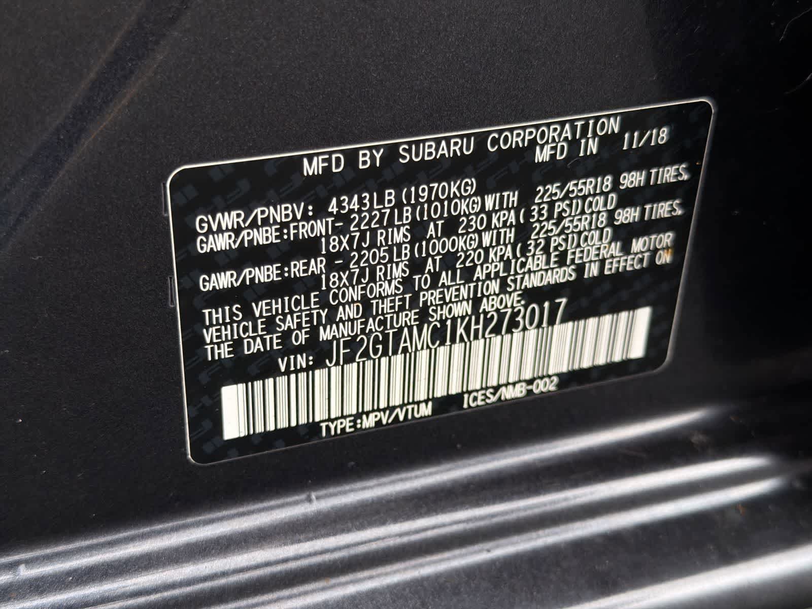 Used 2019 Subaru Crosstrek 2.0i Limited AWD/4WD image 36