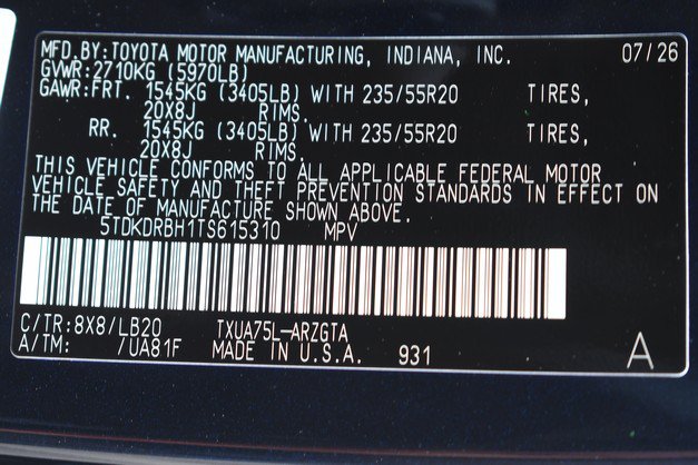 New 2026 Toyota Highlander Limited AWD/4WD image 18