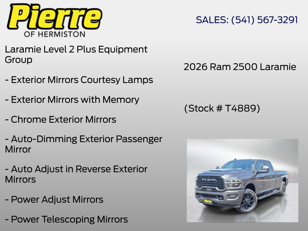 New 2026 RAM 2500 Laramie AWD/4WD image 18