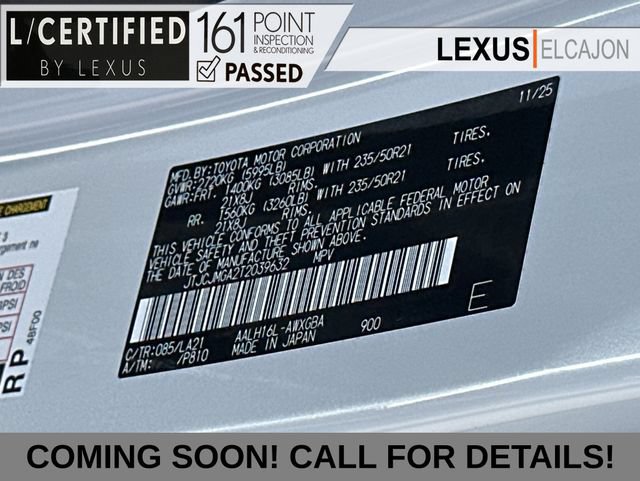 Certified 2026 Lexus RX 450h AWD w/ Convenience Package image 39