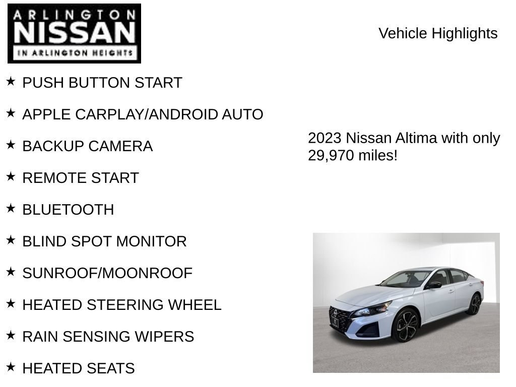 Used 2023 Nissan Altima 2.5 SR w/ SR Premium Package AWD/4WD image 8