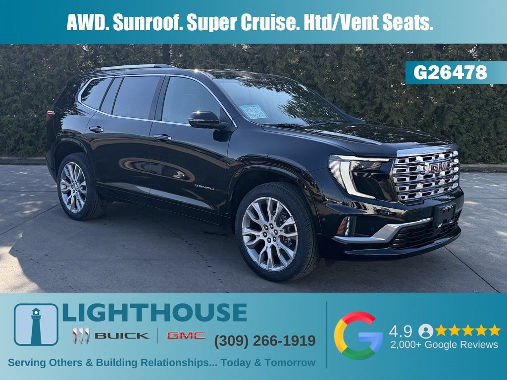 New 2026 GMC Acadia Denali w/ Super Cruise Package