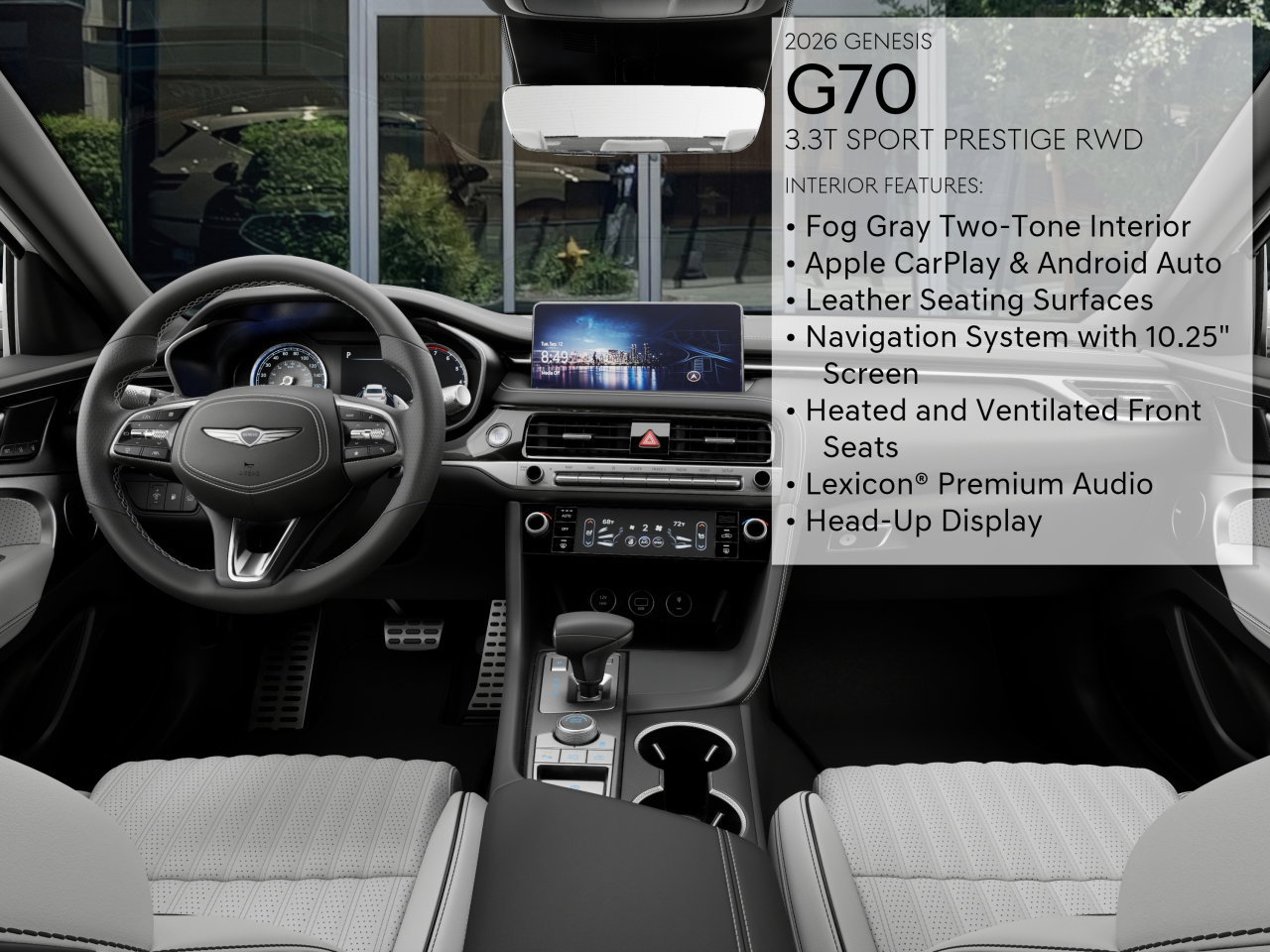 New 2026 Genesis G70 3.3T Sport Prestige RWD image 17